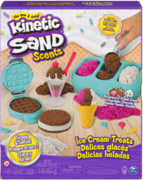 Kinetic Sand - Piasek kinetyczny - zestaw Lodowe