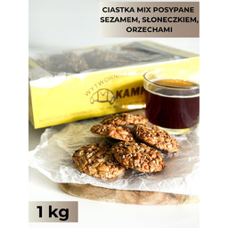 MIX ciastka (posypane sezamem, słonecznikiem, orzechami) 1kg