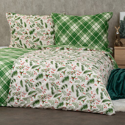 4Home Pościel bawełniana Scotch green, 140 x 220