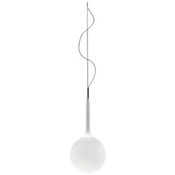 Lampa Wiszące Artemide, Castore, ściemnialny, biały, salon, szkło,