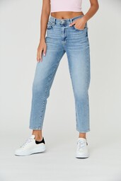 7 FOR ALL MANKIND Błękitne jeansy damskie MALIA