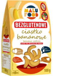 CIASTKA BANANOWE BEZ CUKRU BEZGLUTENOWE 100 g -