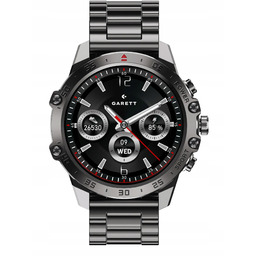 Smartwatch Garett V14 Czarny Stalowy