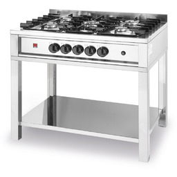 Kuchnia Gazowa 5 Palników Na Podstawie Otwartej -