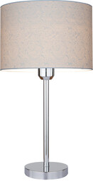 Lampa stołowa Leila 1xE27 maks. 60W chromowany metal/przezroczysty