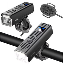Lampka rowerowa SUPER JASNA 8H ŚWIECENIA przód LED