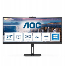 Monitor Led Aoc CU34V5CW/BK 34 " 3440 x