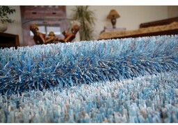 Dywan SHAGGY CORDOBA niebieski 60x100 cm