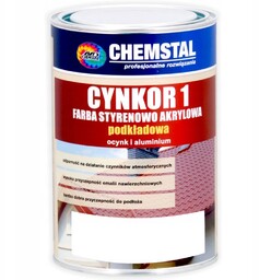 Cynkor 1 Podkładowa farba na dach Biały 5L