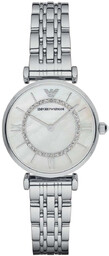 Zegarek ARMANI AR1909. Kwarcowy, Kolor szary. Kobieta.