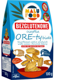CIASTKA ORE-TY BIAŁE BEZ CUKRU BEZGLUTENOWE 100 g