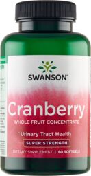 Swanson Cranberry Super Strength Cranberry, żurawina, 60 kapsułek