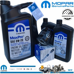 Olej MOPAR MaxPro 0W20 + oryginalny filtr MOPAR
