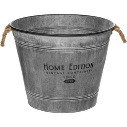 Atmosphera Osłonka cynkowa, wiaderko vintage, Ø 48 cm
