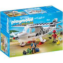 PLAYMOBIL Wild Life 6938 Samolot-Safari zestaw od 4