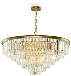Revero lampa wisząca 16-punktowa mosiądz MOD085PL-16BS