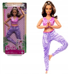 Barbie Lalka Made To Move Joginka Brunetka Sportowy