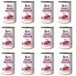BRIT - Mono protein beef wołowina pies puszka