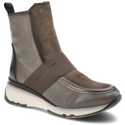 Szare Botki Hispanitas Wygodne Buty Na Koturnie