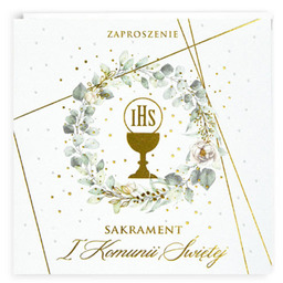 Zaproszenia na I Komunię Świętą - 5 szt.