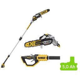 DEWALT Piła na wysięgniku akumulatorowa 18V DCMPS567P1-QW 5Ah