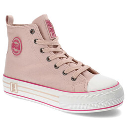 Big Star Różowe Trampki Damskie Stylowe Buty