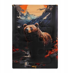 Śpiwór 3W1 Dwuosobowy Bear NC3601 Nils Camp Solidny