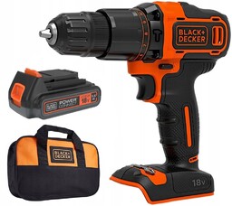 Black&decker BCD700 Wiertarko-wkrętarka Udar 40Nm+ BL1815 1.5Ah 18V+