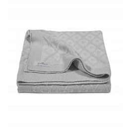 Kocyk niemowlęcy tkany Diamond Check 150cm Jollein