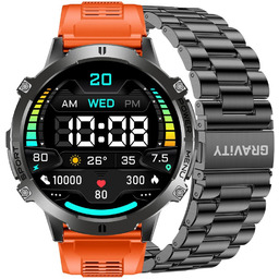 SMARTWATCH męski GRAVITY POŁĄCZENIA KOMPAS BAROMETR CHAT AI