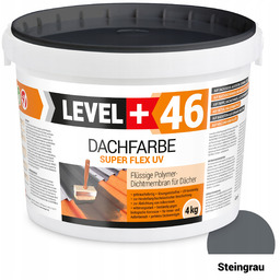 Farba dachowa płynna folia szara 4kg Level+46