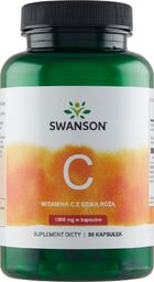 Swanson C, witamina C 1000 mg z dziką