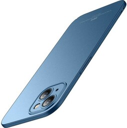 MSVII Etui Matte do iPhone 15 Plus, niebieskie