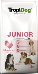 Tropidog Premium Junior Indyk Z Ryżem 12kg