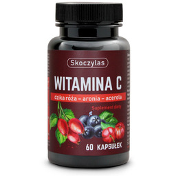 SKOCZYLAS Witamina C Dzika Róża Aronia Acerola 60caps