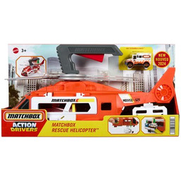 MATCHBOX Zestaw pojazdów Action Drivers Prawdziwe Przygody Helikopter
