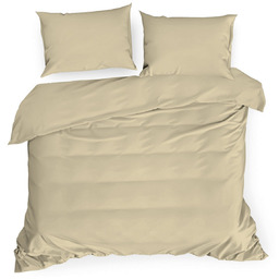 Pościel 220 x 200 3cz Satynowa Nova3 Beż