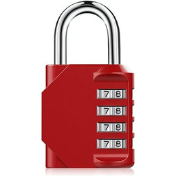 Zamek szyfrowy, 4-cyfrowy zamek szyfrowy, kłódka, bagaż, plecak,
