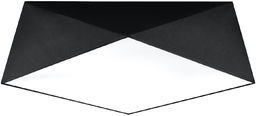 Plafon HEXA 45 czarny - Sollux