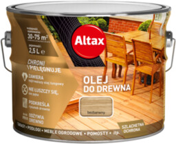 Olej do drewna 2,5 l bezbarwny Altax
