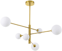 Lampa wisząca Dorado 6xG9 złota LP-002/6P - Light