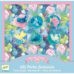 Drewniany zestaw do tworzenia biżuterii Ptaki 285 el