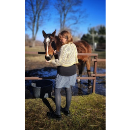Pakamera Beżowy krótki kardigan z wełny Sand Lark