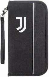 Juventus Przynieś Dokumenty Podróż Oficjalny produkt, Czarny, Taglia