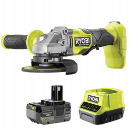 Ryobi Bezszczotkowa Szlifierka Kątowa 18V 125mm 4,0 Ah