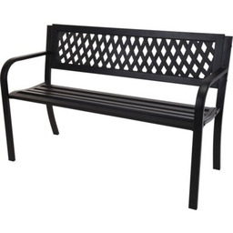 PROGARDEN Ławka ogrodowa 960150 Czarny