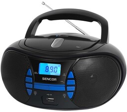 Sencor SPT 2700BK Bluetooth Czarny Radioodtwarzacz CD