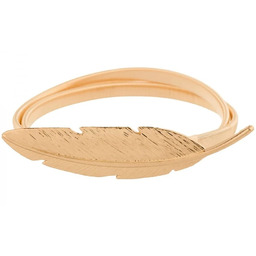 Pasek damski sprężynka do sukienki z metalową klamrą