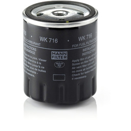 MANN-FILTER WK 716 Filtr Paliwa Filtr przykręcany