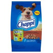 SUCHA KARMA DLA PSA Chappi 500g Z WOŁOWINĄ
